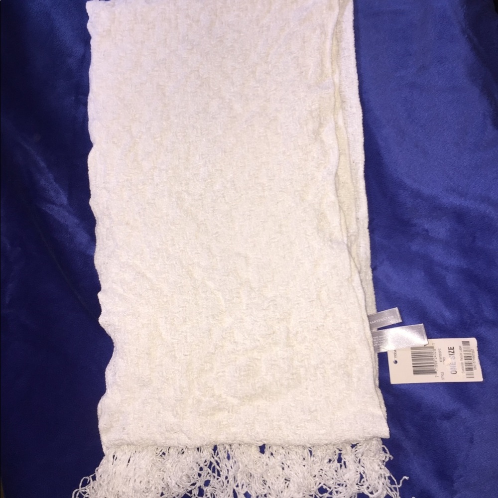 Charter Club white scarf